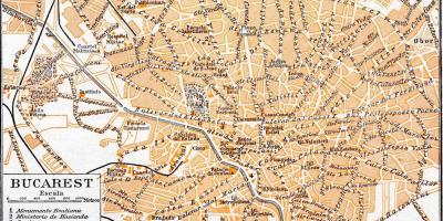 Հին քաղաք է Բուխարեստի քարտեզի վրա