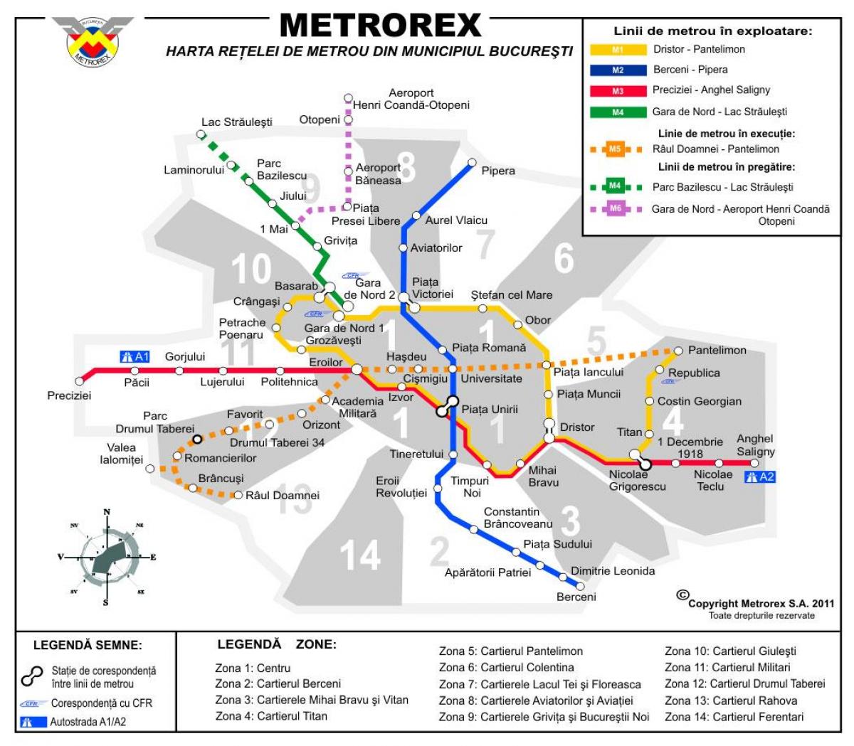 Քարտեզ metrorex 