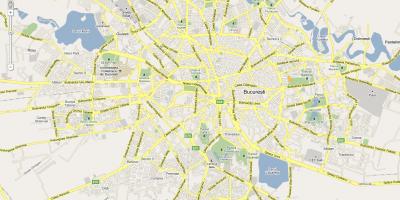 Քարտեզ քաղաքի bucuresti, Ռումինիա